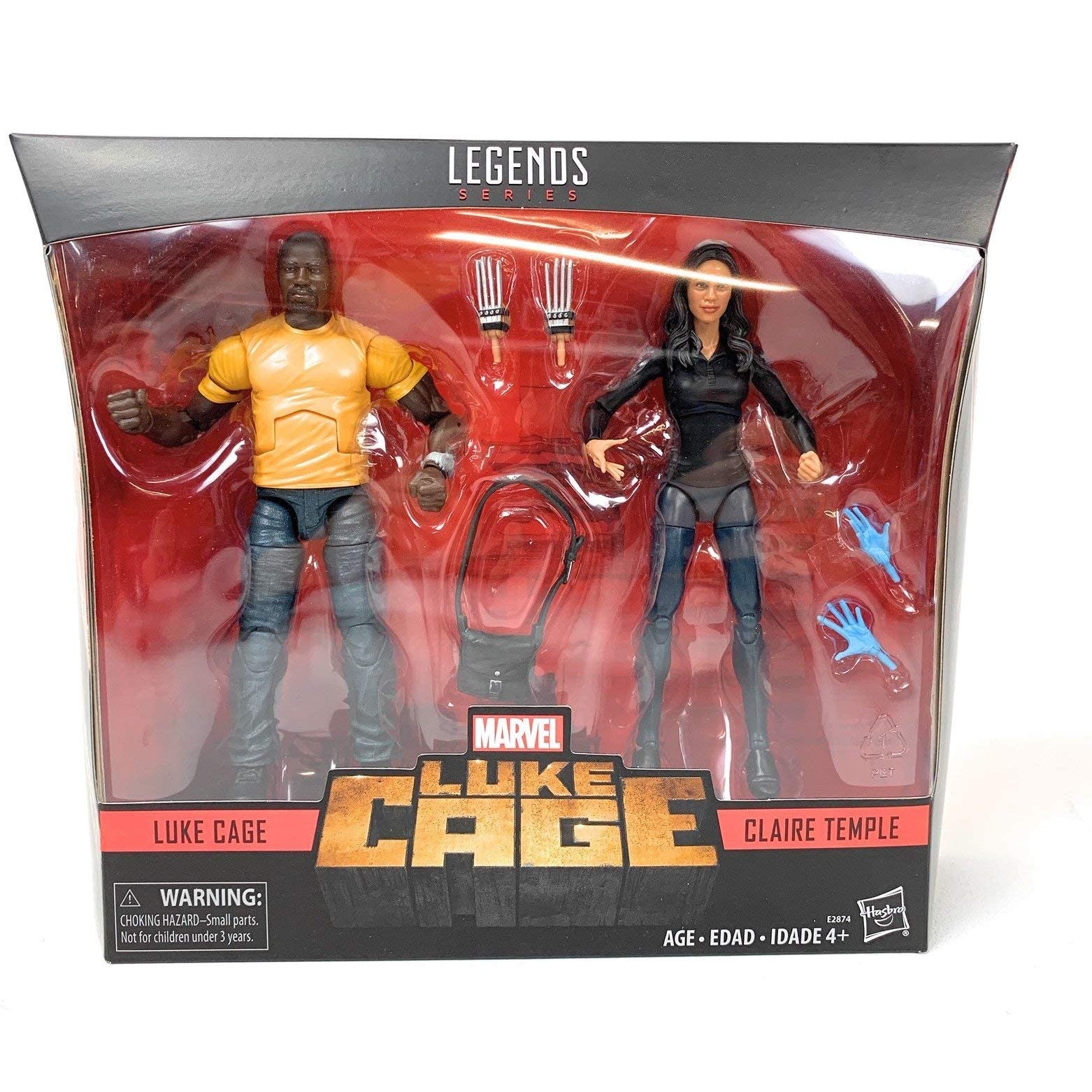 Marvel E2874 Legends Series Luke Cage With Claire Temple,