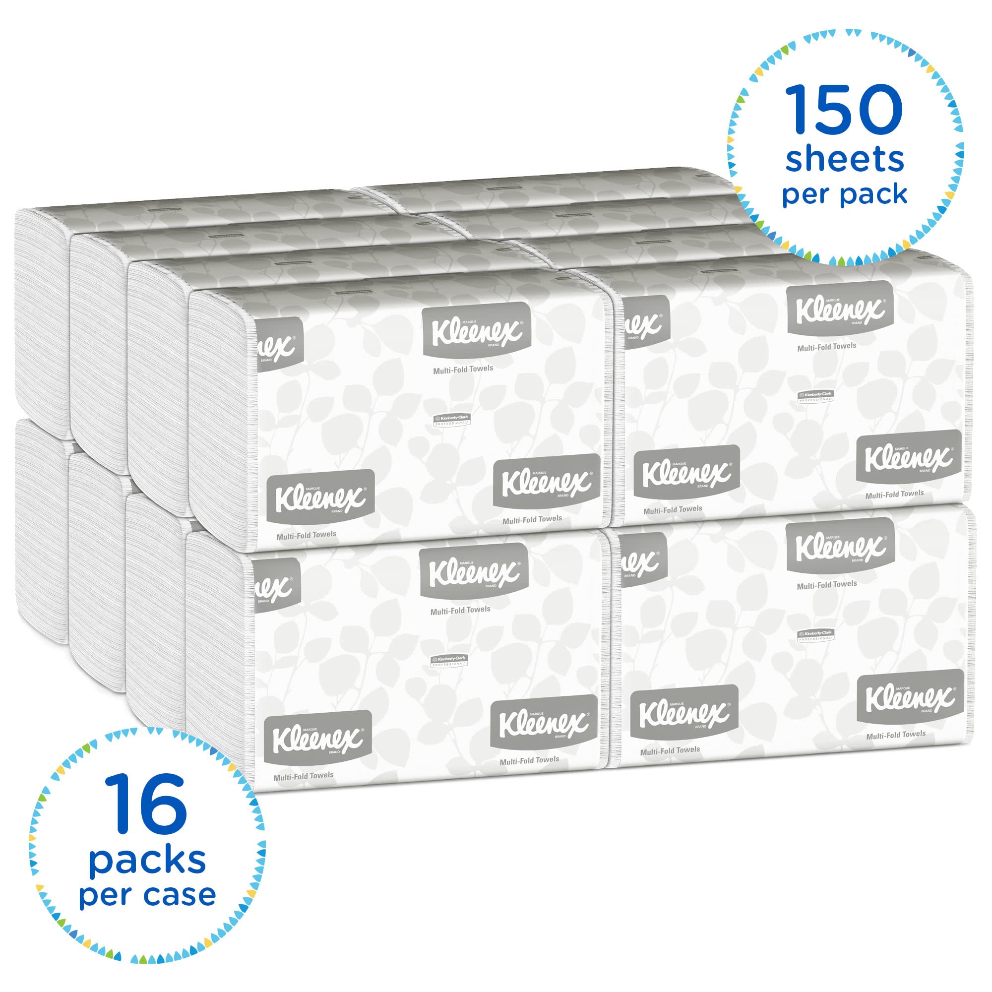 Kleenex? Multifold Paper Towels (01890), 1-Ply, 9.2