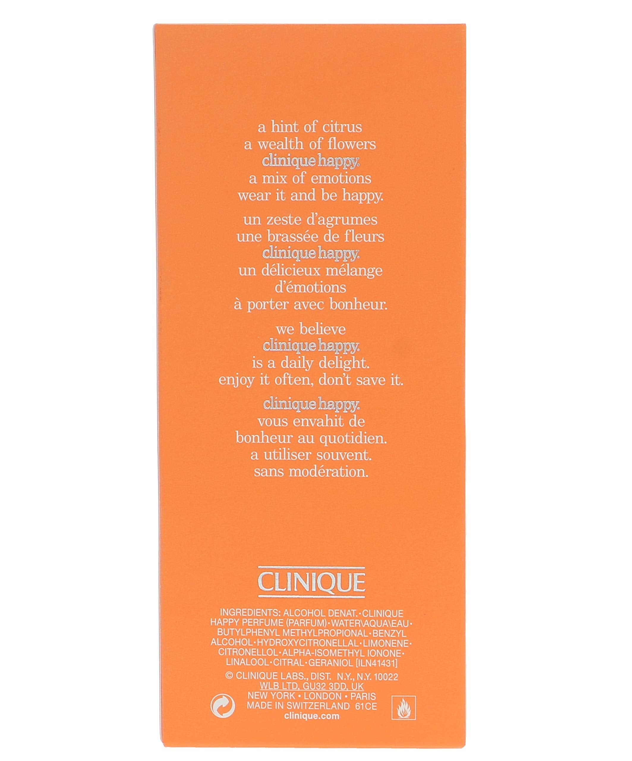 CLINIQUE Happy For Women, EDP, 3.4 Fl Oz