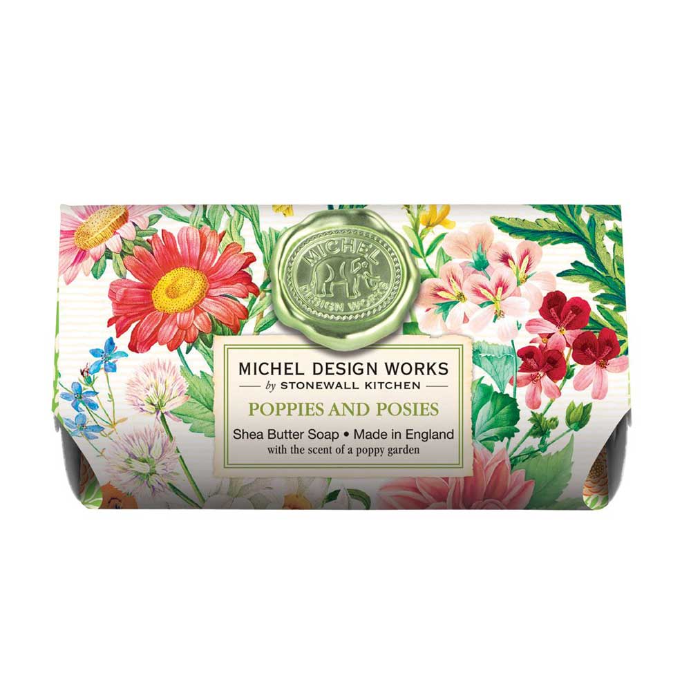 Michel Design Works Poppies And Posies Bar Soap