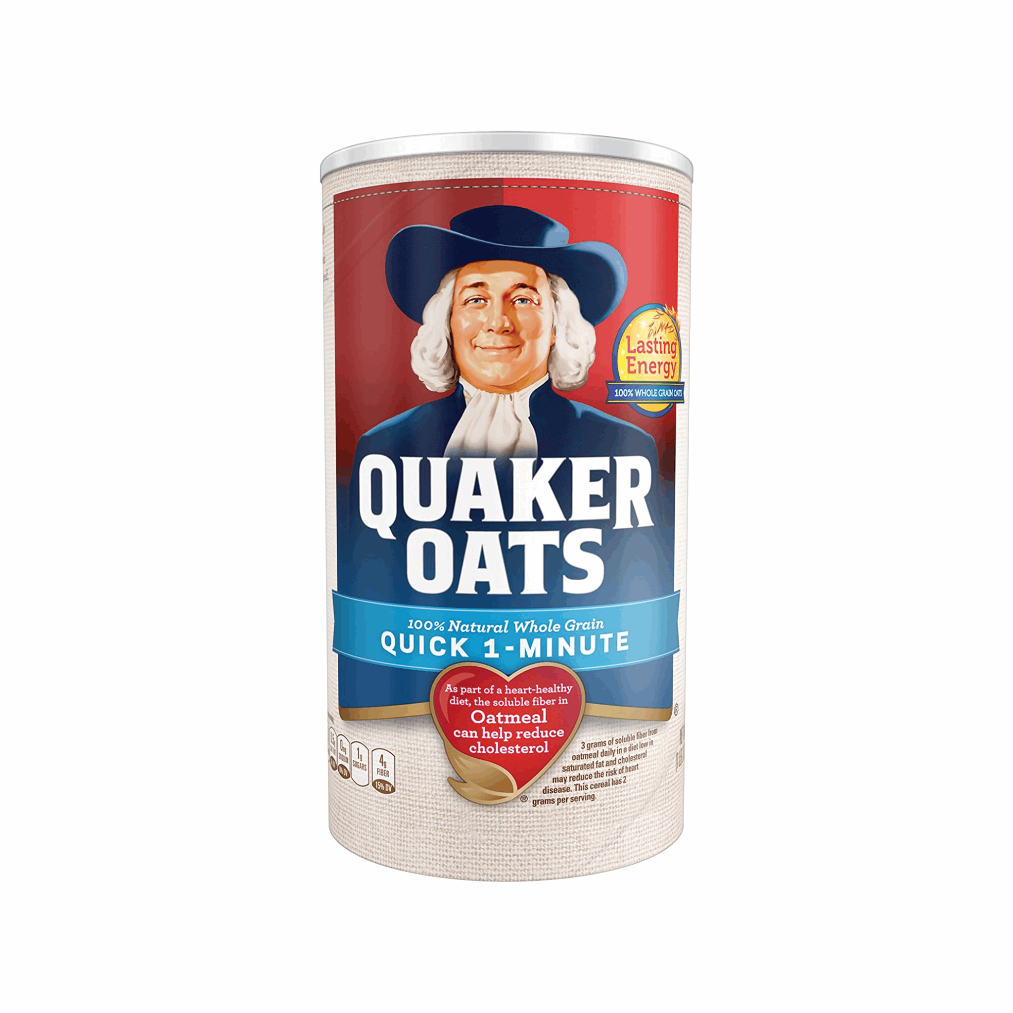 Quaker Oats Whole Grain Quick 1-Minute Oats 18 Oz