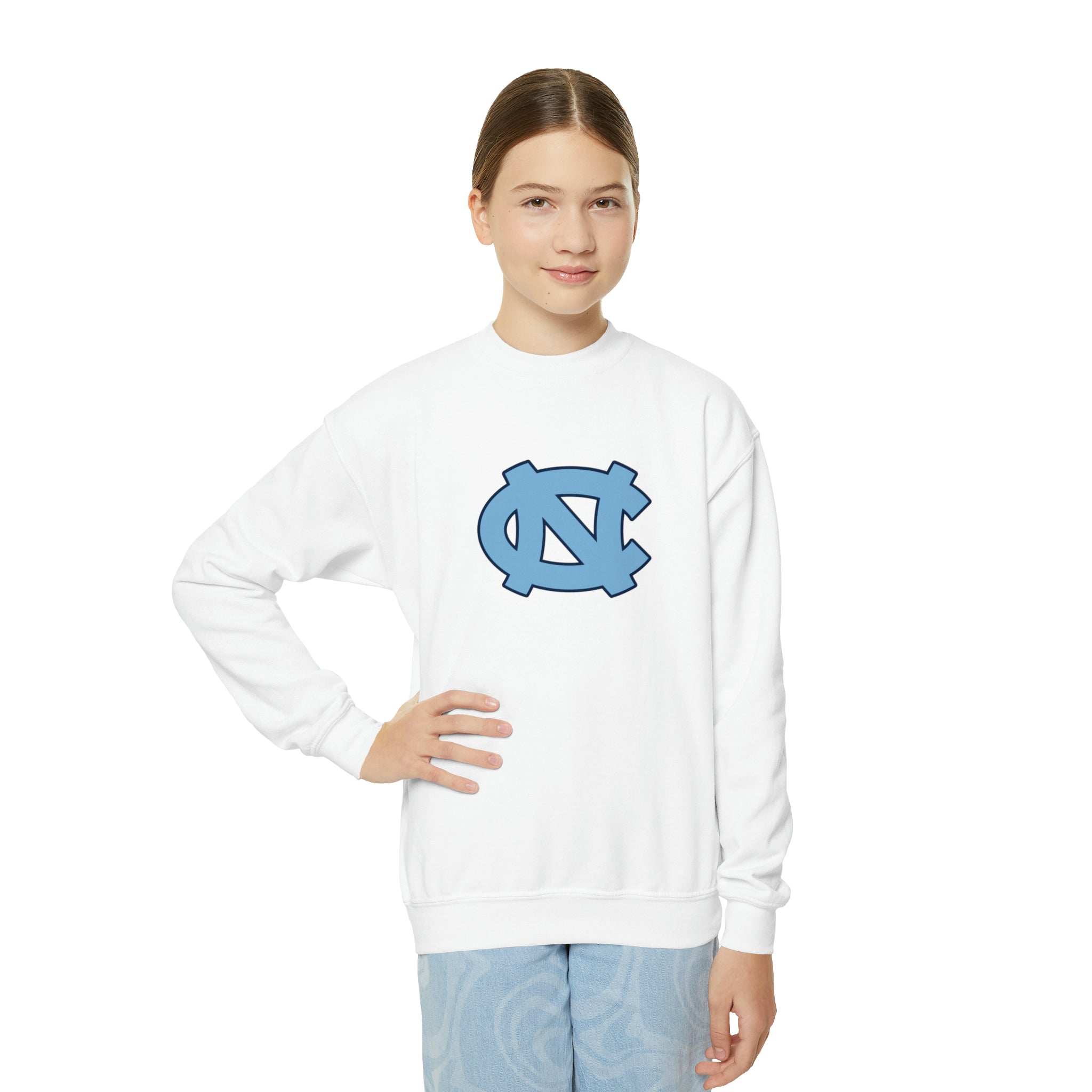 North Carolina Tar Heels Youth Crewneck Sweatshirt