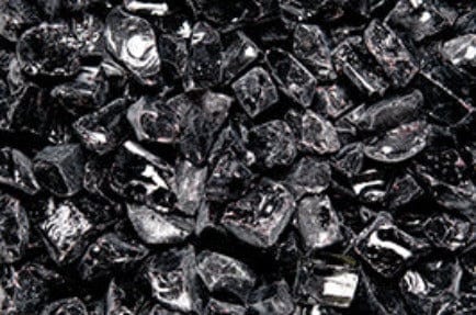 Superior - Onyx Black Large Crushed Glass Media, 5lb bag - GLO-Black