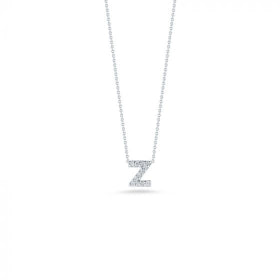 ROBERTO COIN LOVE LETTER Z PENDANT WITH DIAMONDS