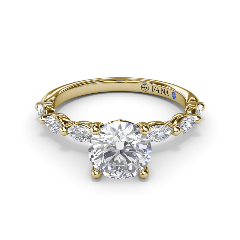 Fana Perfectly Polished Diamond Engagement Ring