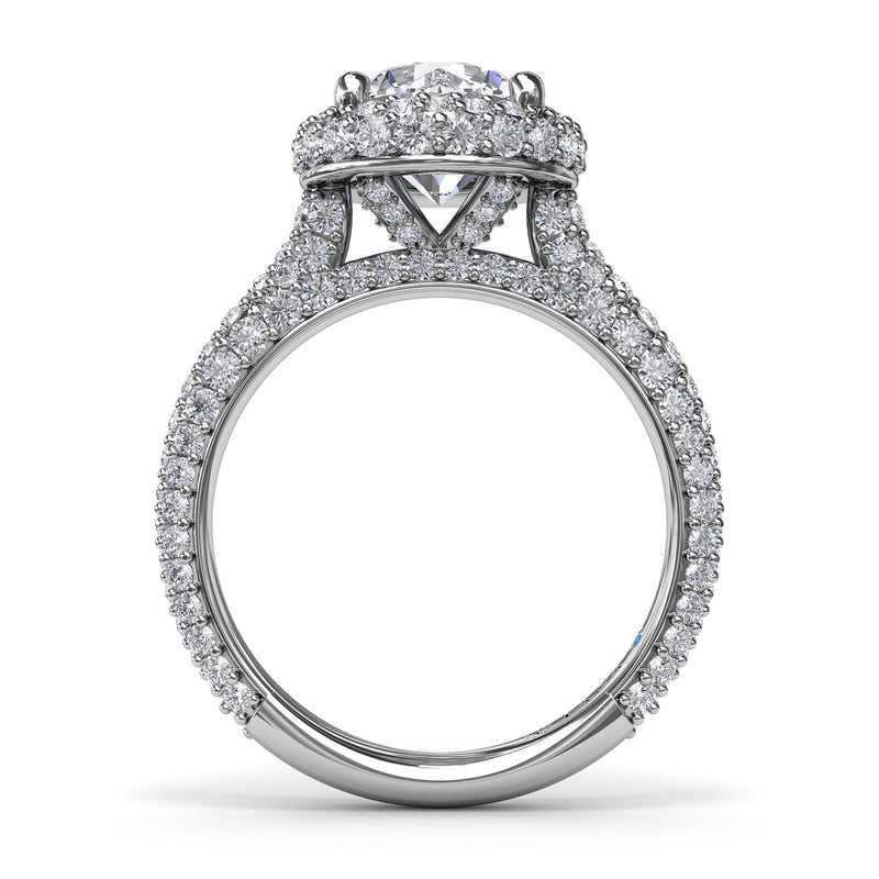 Fana Diamonds Galore Halo Engagement Ring