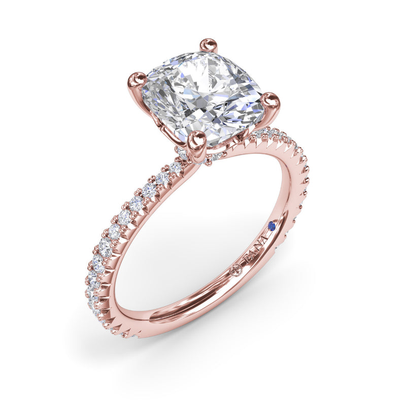 Fana Diamond Collar Engagement Ring