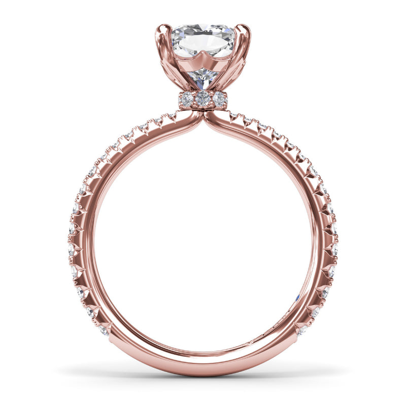 Fana Diamond Collar Engagement Ring