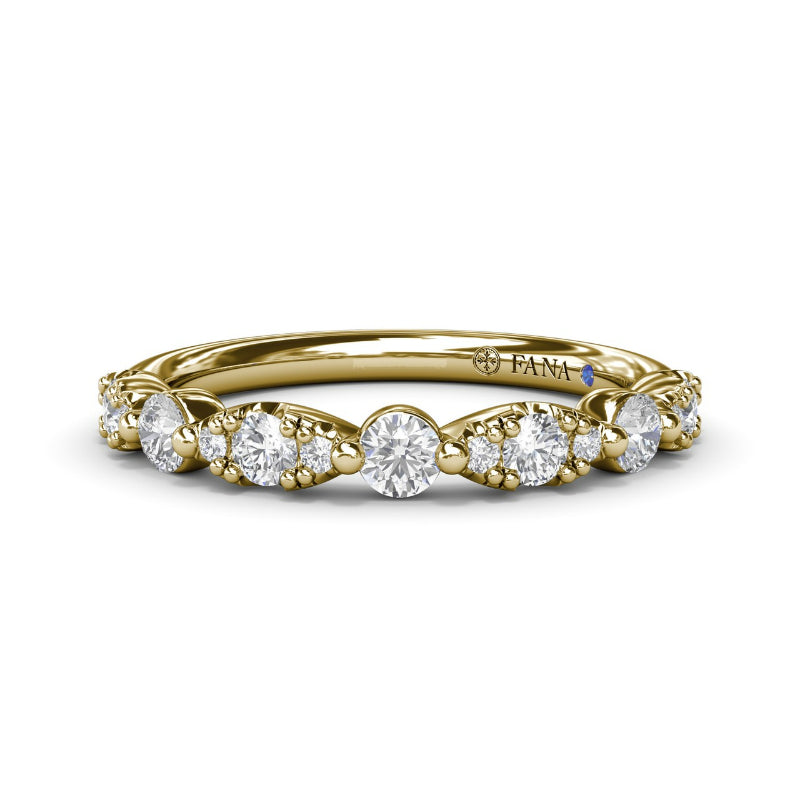 Fana Alternating Marquise and Round Diamond Ring