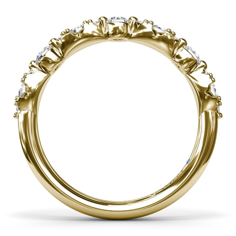Fana Alternating Marquise and Round Diamond Ring