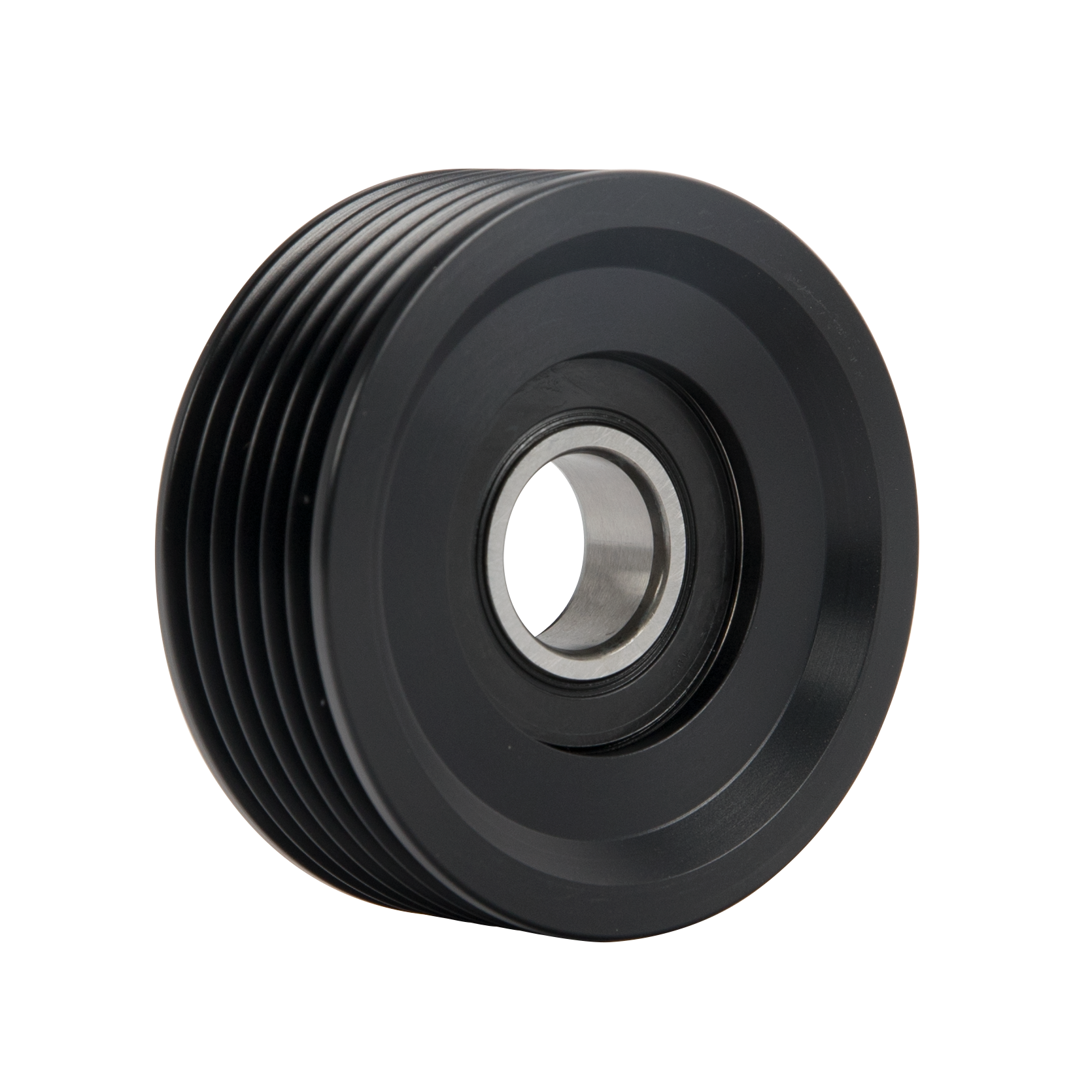  Idler Pulley, Grooved, ï»¿6-Rib, 2.6" Diameter 