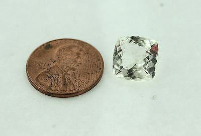 4.83ct Colorless Cushion Cut Garnet - RARE