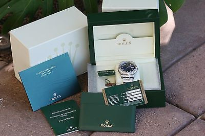 ROLEX MENS 41mm DATEJUST II 116334 STAINLESS STEEL DIAMOND DIAL UNWORN PERFECT