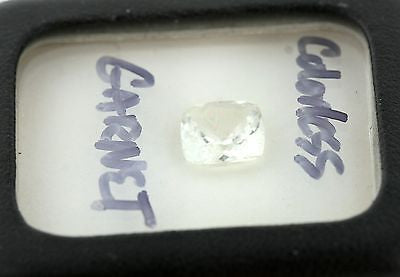 4.83ct Colorless Cushion Cut Garnet - RARE