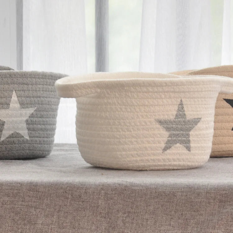 Handmade Cotton Storage Basket