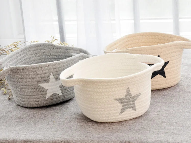 Handmade Cotton Storage Basket