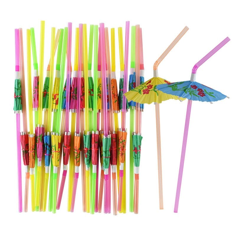 Flamingo & Pineapple Drinking Straws Collection