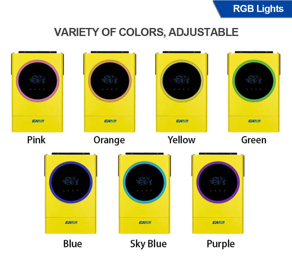 EASUN POWER Hybrid Solar Inverter 5.6KW 230vac MPPT 120A