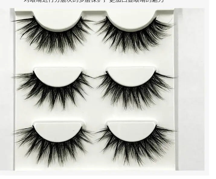 13 Different styles Sexy 100% Handmade 3D mink hair Beauty Thick Long False Mink Eyelashes Fake Eye Lashes Eyelash High Quality