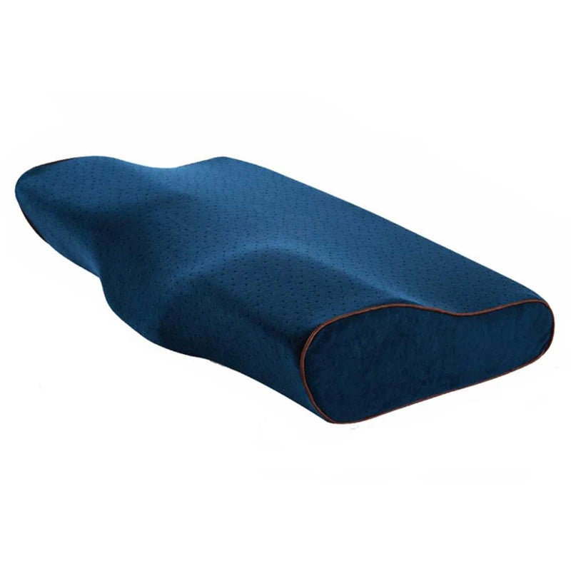 Cooling Gel Pillow for Sleeping Slow Rebound Cervical Contour Orthopedic Pillow Ergonomic Memory Foam Cervical Massage Pillow