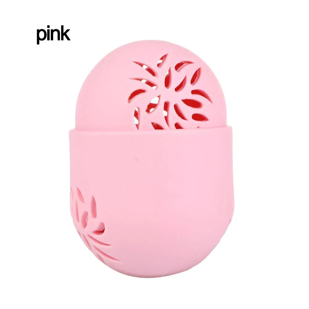 Hot!1PC Beauty Sponge Stand Storage Case Makeup Blender Puff Holder Empty Cosmetic Egg Shaped Rack Transparent Puffs Drying Box