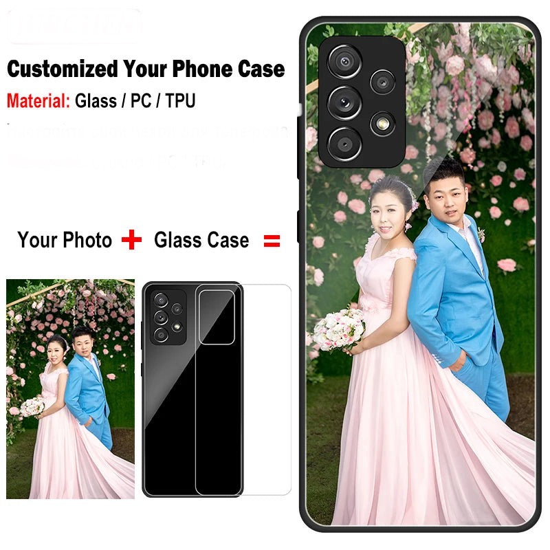Custom Photo Glass Cases For Samsung S - A and Note series