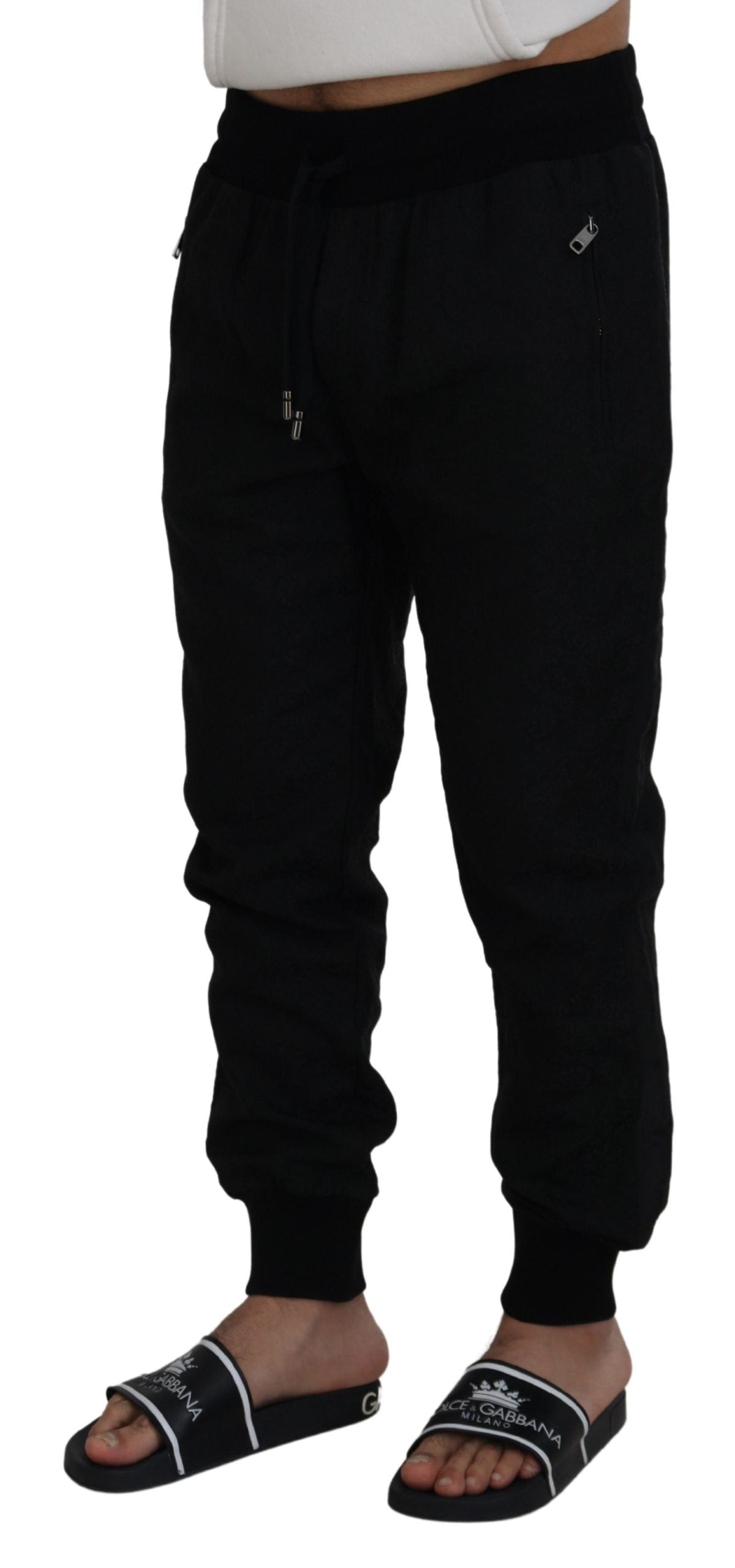 Black Men Casual Jogger Pants