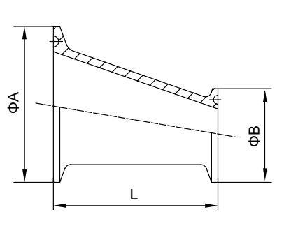 Tri-Clamp Eccentric Reducer