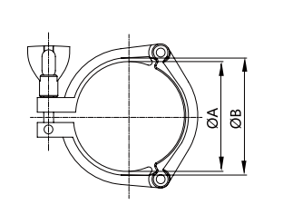 3-Segment Clamp Drawing