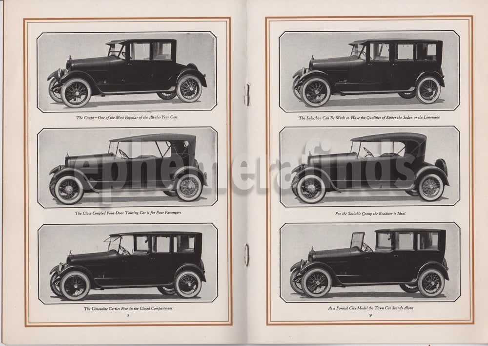 Nordyke Marmon Indianapolis Automobiles Antique Car Advertising Brochure