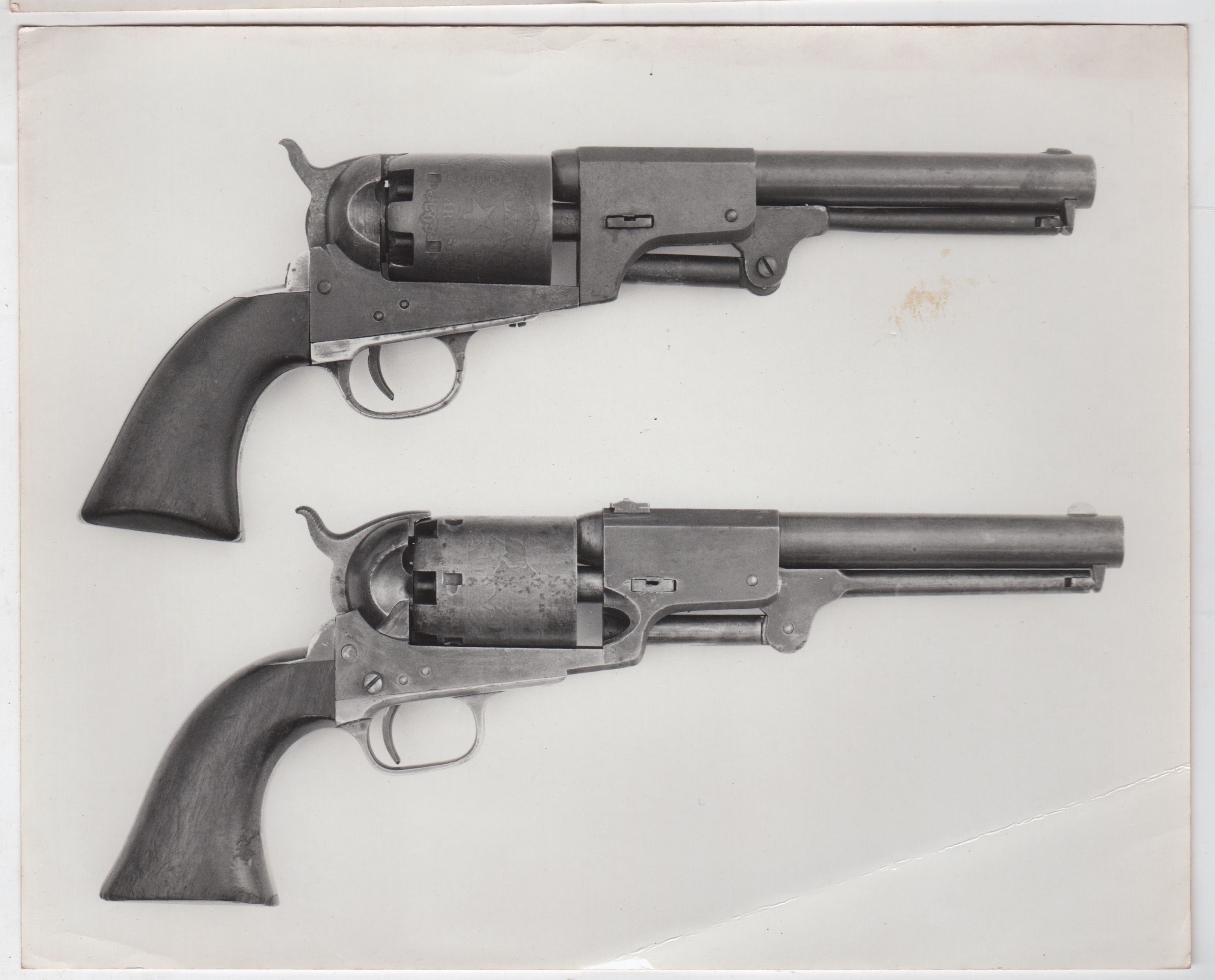 Colt & Clark Confederate Dragoon Revolvers Vintage Museum Photos