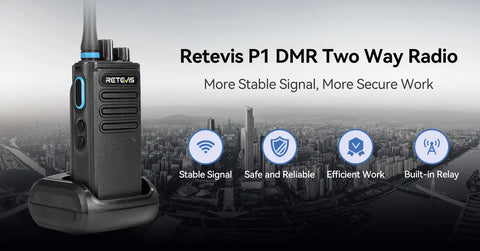 Retevis P1 long range walkie talkie