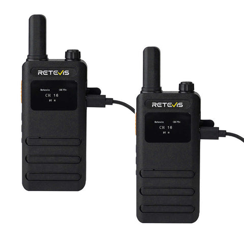 Retevis B3S Ultra Thin Walkie Talkies with LCD Display