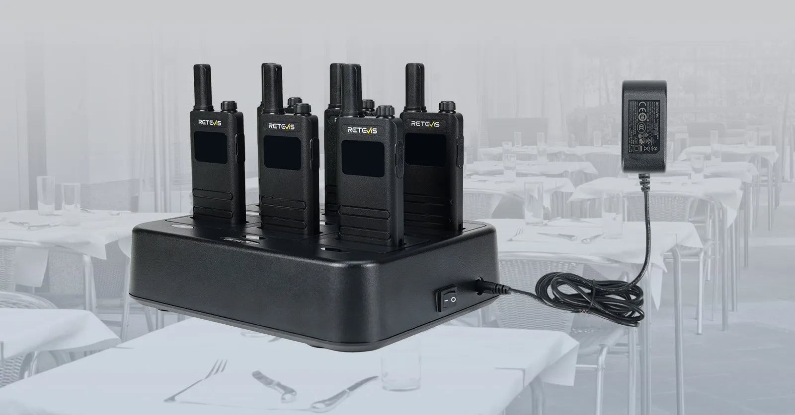 Retevis B3S FRS Walkie Talkie Bundle for Restaurant