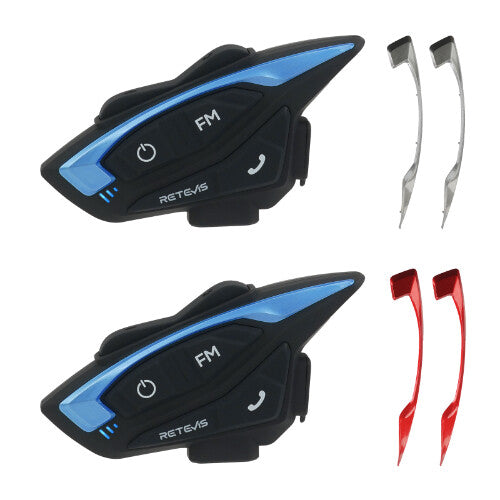 Retevis EZTalk 3A Helmet Walkie Talkie 2 Pack