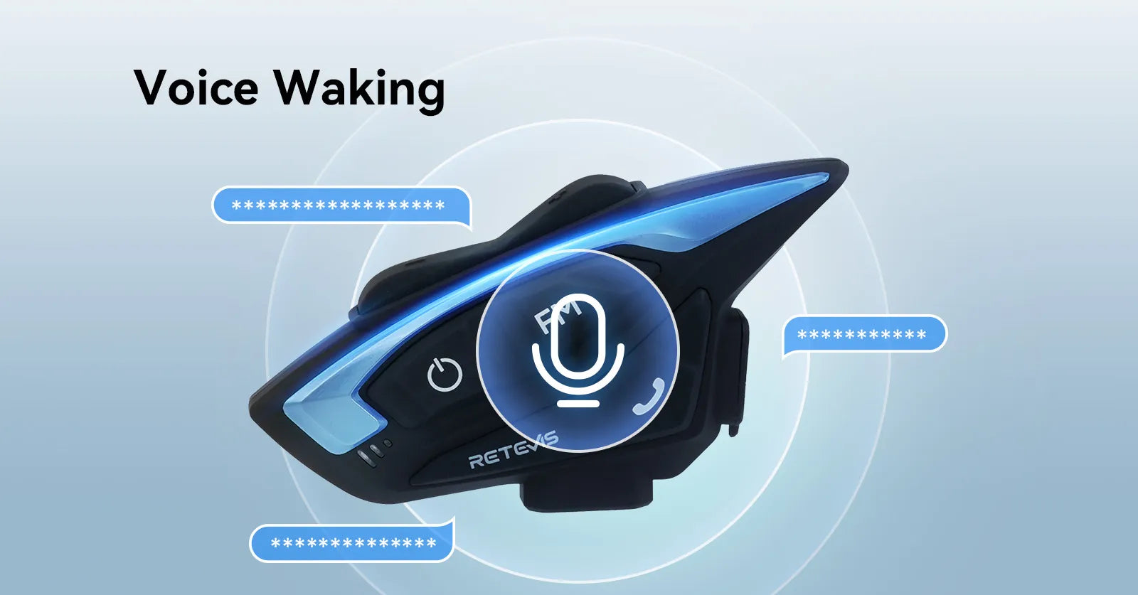 Retevis EZTalk3A Walkie Talkie Voice Waking