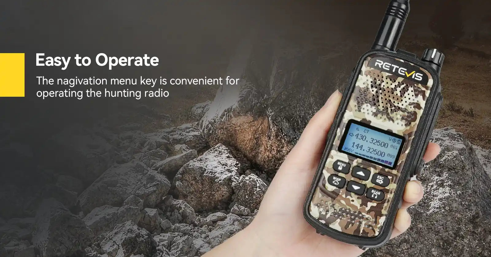 Retevis EZTalk62 Easy to use walkie talkie