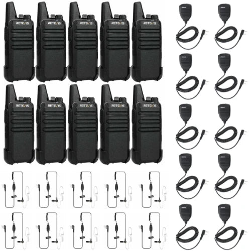 Retevis RT22 two way radios bundle for dental offices