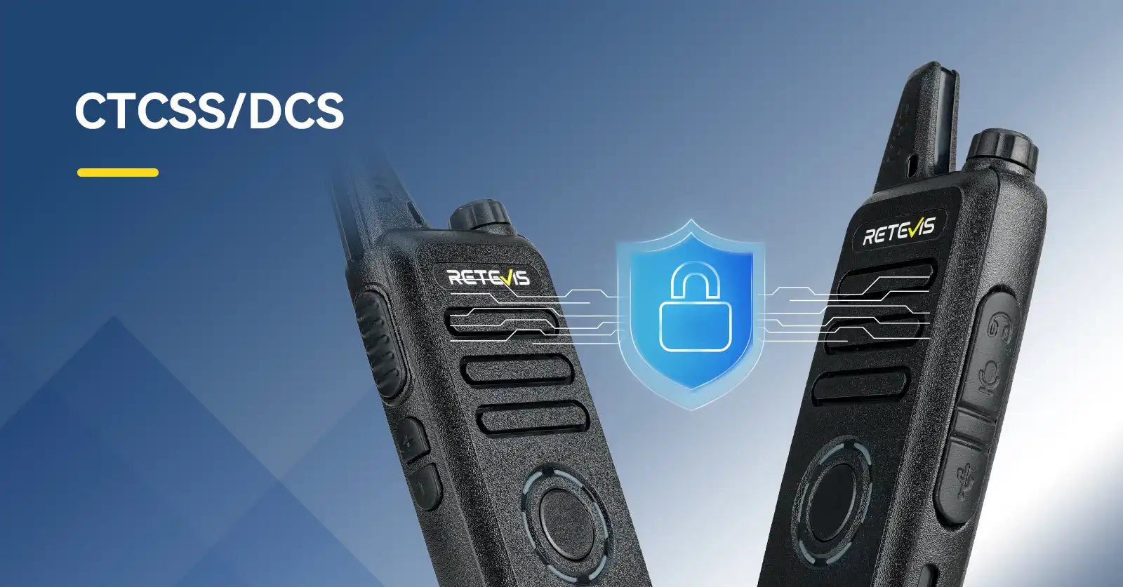 Retevis RT22S FRS Walkie Talkie Privacy Codes