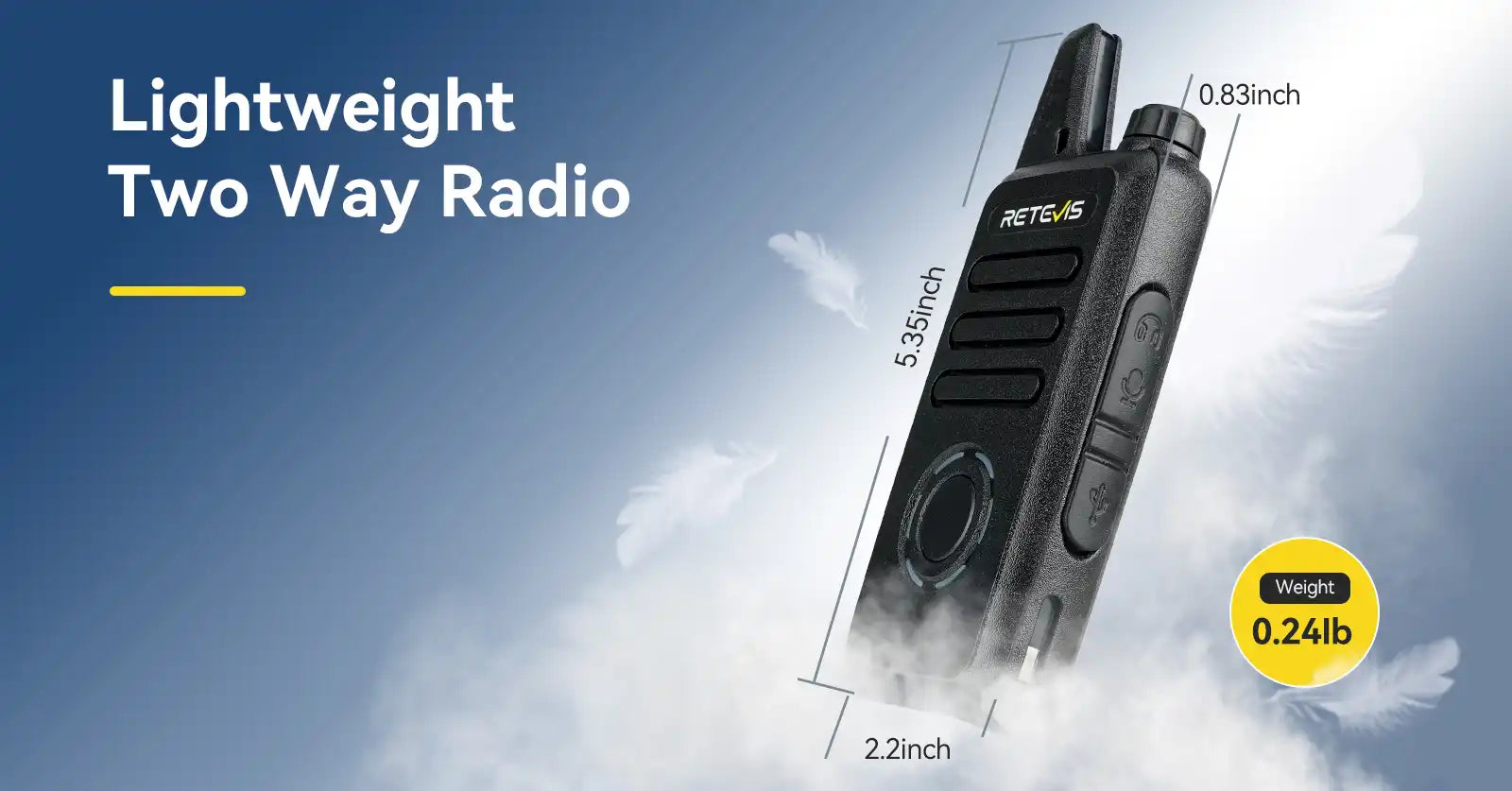 Retevis RT22S Lightweight Walkie Talkie