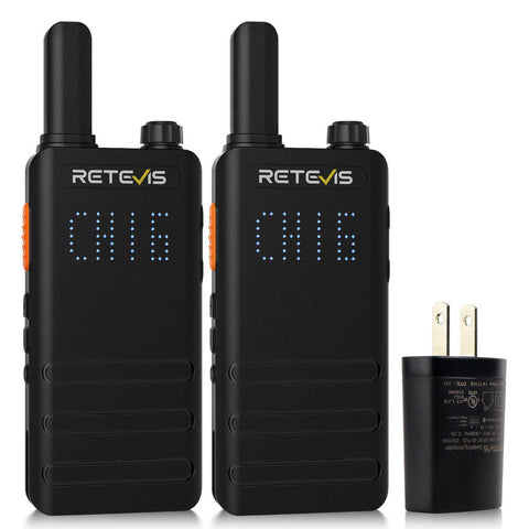 Retevsi B3H FRS ultra thin license free walkie talkie with hidden display