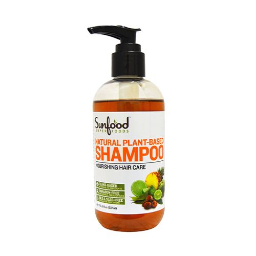 Natural Plant-based Shampoo, 8 Fl Oz (237 Ml) - Sunfood