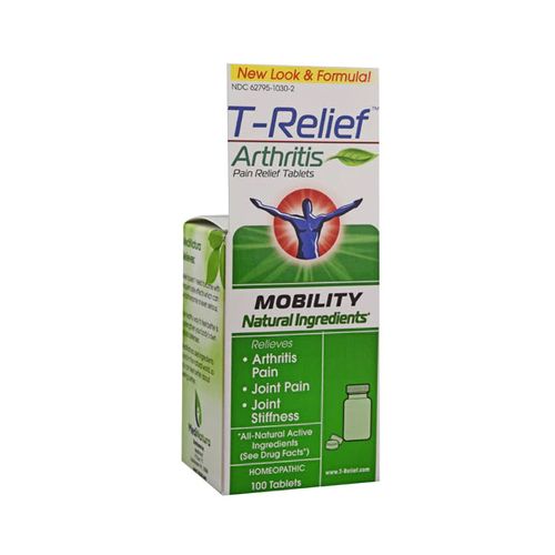 MediNatura T-Relief Arthritis Natural Pain Relief Arnica +12  100 Tabs