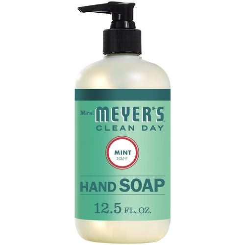 Mrs. Meyer s Clean Day Liquid Hand Soap  Mint Scent  12.5 Ounce Bottle
