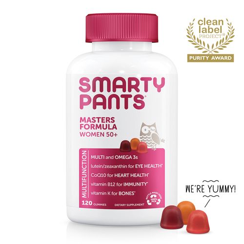 SmartyPants Masters Formula Women s 50+ Multivitamin Gummies - 120ct