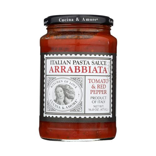 ARRABBIATA ITALIAN PASTA TOMATO & RED PEPPER SAUCE