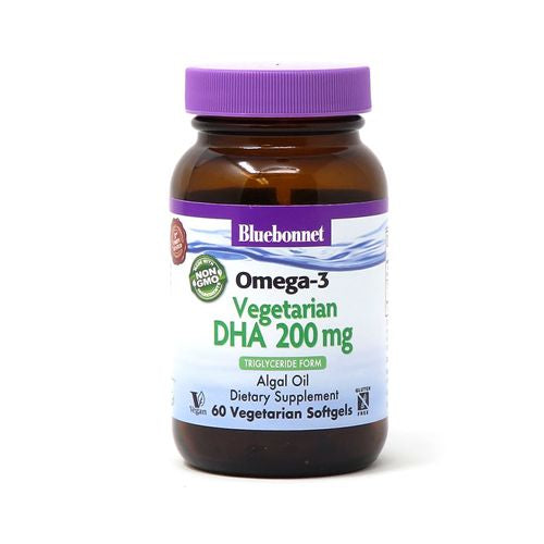 Bluebonnet Natural Omega-3 Vegetarian DHA 200mg  30ct