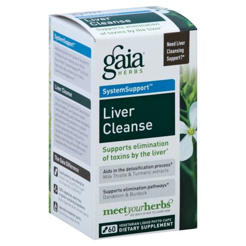 Gaia Herbs Liver Cleanse Liquid Phyto-Capsules  60 Count