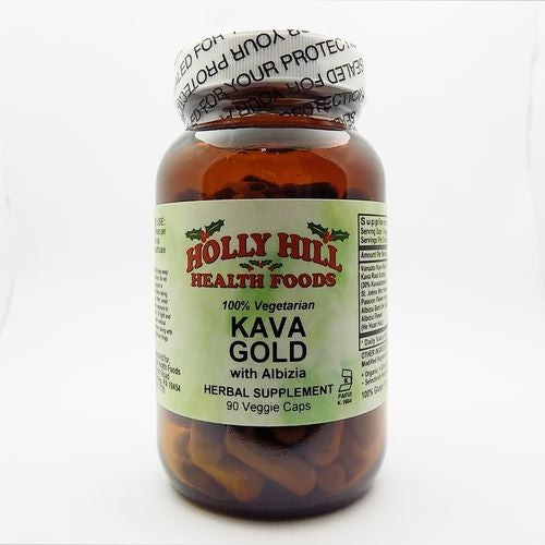 Holly Hill Health Foods, Kava Gold with Albizia, Sleep Support, 90 Vegetarian Capsules