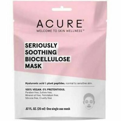 Acure Mask, Seriously Soothing Biocellulose